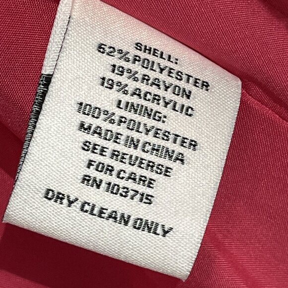 Nanette Lepore Blazer Womens 8 Pink Tweed Boucle Knit Jacket Tweed Fringe Jacket - Picture 6 of 8